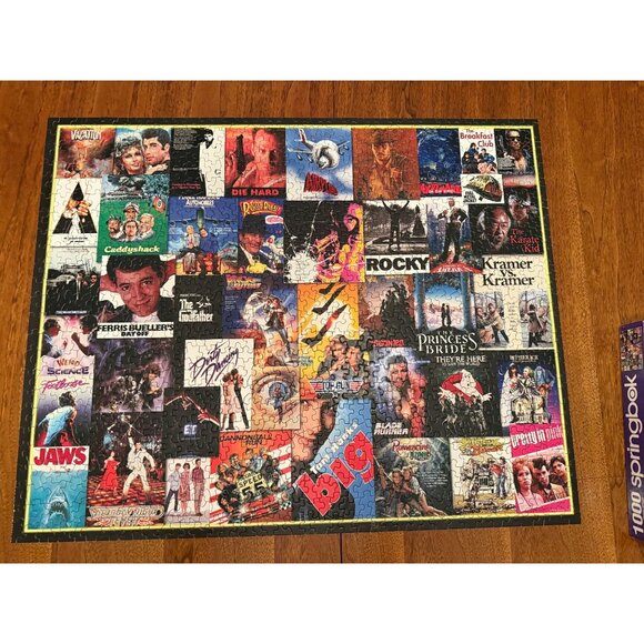 Springbok 1000-Piece Jigsaw Puzzle "Going To The Movies" 24" x 30" Complete - Picture 2 of 5